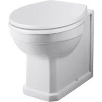 Bayswater Fitzroy Traditional Back To Wall Furniture Pan with Cistern & White Soft Close Seat