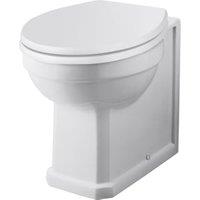 Bayswater Fitzroy Traditional Back To Wall Comfort Height Furniture Pan with Cistern & White Soft Close Seat