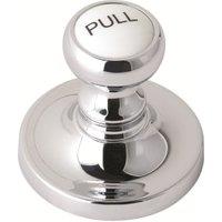 Bayswater Pull-Up Basin Waste - Chrome & White