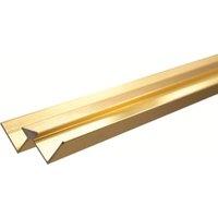 Multipanel Type A Internal Corner Brushed Brass - 2750mm