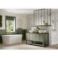 Multipanel Pure Hydrolock Tongue & Groove White Terrazzo Shower Panel - 2700 x 598 x 11mm