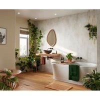 Multipanel Pure Unlipped White Gypsum Shower Panel - 2700 x 1200 x 11mm