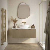 Multipanel Hydrolock Tongue & Groove Cremona Marble Tile Effect Shower Panel - 2400 x 598 x 11mm