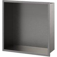 Concept Matt Anthracite Shower Niche Kit - 320 x 320 x 120mm