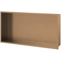 Concept Brushed Bronze Shower Niche Kit - 620 x 320 x 120mm