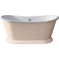 Bayswater Pink Freestanding Painted Boat Bath - 1700 x 750mm