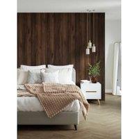 Naturepanel Hydrolock Tongue & Groove Woodslat Brown Warmia Walnut Laminate Wall Panelling - 2700 x 598 x 11mm