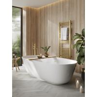 Naturepanel Hydrolock Tongue & Groove Woodslat Bleached Cuneo Oak Laminate Wall Panelling - 2700 x 598 x 11mm