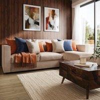 Naturepanel Hydrolock Tongue & Groove Shiplap Brown Warmia Walnut 5 Slats Laminate Wall Panelling - 2400 x 598 x 11mm