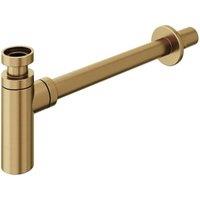 Abacus Round Designer Bottle Trap - Brushed Brass