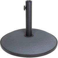 Charles Bentley Round Concrete Parasol Base - Grey