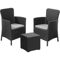 Keter Miami Balcony Set - Black
