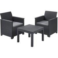 Keter Emma Balcony Set - Black