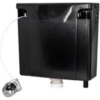 Fluidmaster 6L Black Compact Pre-Assembled Concealed Cistern - 337 x 135 x 310mm