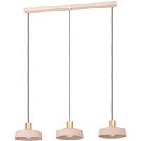 Eglo Valdiola Round Steel 3-Light Pendant - Sandy