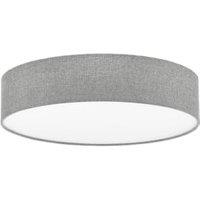 Eglo Pasteri Grey Fabric Ceiling Light