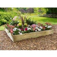 Wickes Modular Rectangular 157L Raised Bed - 145 x 900 x 1200mm