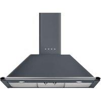Smeg KT90GRE 90cm Victoria Chimney Hood - Slate Grey