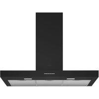 Smeg KBT900NE 90cm T-Shape Chimney hood - Matt Black