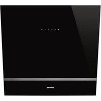 Smeg KV26N 60cm Angled Chimney Hood - Black