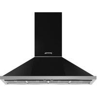 Smeg KPF12BL 120cm Portofino Chimney Hood - Black