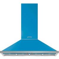 Smeg KPF12T 120cm Portofino Chimney Hood - Turquoise