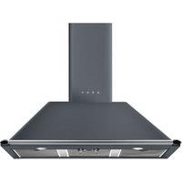 Smeg KT100GRE 100cm Victoria Chimney Hood - Slate Grey