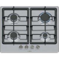 Bosch Series 4 PGP6B5K90 Gas Hob 60cm - Stainless Steel
