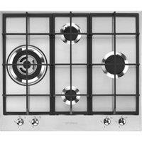 Smeg PX364L 60cm Classic Gas Hob - Stainless Steel