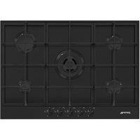 Smeg PX375MB 75cm Classic Gas Hob - Matt Black