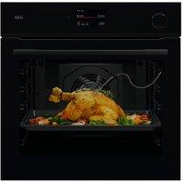 AEG 7000 NBR7P731SB SteamCrisp Steam Pyrolytic Single Oven - Gloss Black