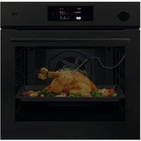 AEG 7000 NBR7P731ST SteamCrisp Steam Pyrolytic Single Oven - Matt Black
