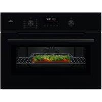 AEG 6000 NKK6N501B Compact Microwave/Multifunction Oven - Gloss Black