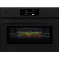AEG 8000 NKK8N721T Compact Microwave/Multifunction Oven - Matt Black