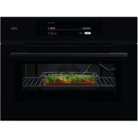 AEG 9000 NKK9N821B Compact Microwave/Multifunction Oven - Gloss Black
