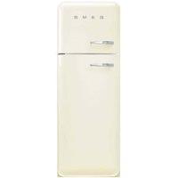 Smeg FAB30LCR5UK 60cm 50s Style Left Hand Hinge Freezer Over Fridge - Cream