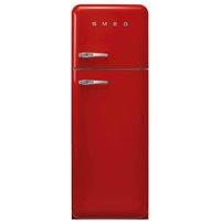 Smeg FAB30RRD5UK 60cm 50s Style Right Hand Hinge Freezer Over Fridge - Red