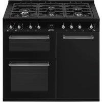 Smeg CX103GMBL 100cm Concert Dual Fuel Range Cooker - Black
