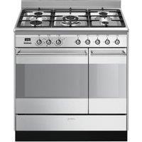 Smeg SUK92MX9-1 90cm Concert Dual Fuel Range Cooker - Stainless Steel