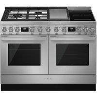 Smeg CPF120IGMPX 120cm Portofino Dual Fuel Range Cooker - Stainless Steel