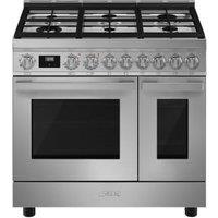 Smeg CPF92GMX 90cm Portofino Dual Fuel Range Cooker - Stainless Steel