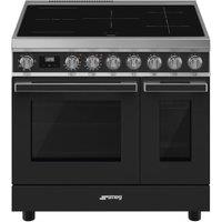 Smeg CPF92IMA 90cm Portofino Electric Range Cooker - Anthracite
