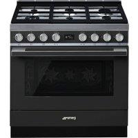 Smeg CPF9GPAN 90cm Portofino Dual Fuel Range Cooker - Anthracite