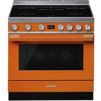 Smeg CPF9IPOR 90cm Portofino Electric Range Cooker - Orange