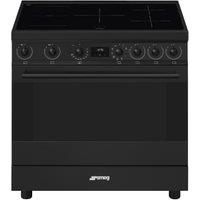Smeg C9IMN2 90cm Classic Single Cavity Cooker - Matt Black