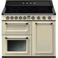 Smeg TR103IP2 100cm Victoria Electric Range Cooker - Cream