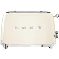 Smeg TSF01CRUK Two Slice Toaster - Cream