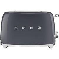 Smeg TSF01GRUK Two Slice Toaster - Slate Grey