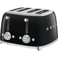 Smeg TSF03BLUK Four Slice Toaster - Black