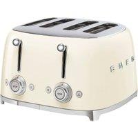Smeg TSF03CRUK Four Slice Toaster - Cream